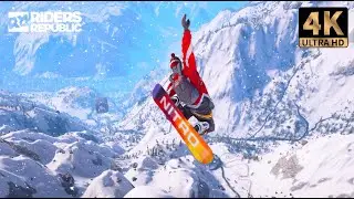 [4K] Free Roam Snowboard Gameplay | Riders Republic | PS5&trade; 4K HD