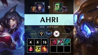Ahri Support vs Amumu - KR Diamond Patch 25.18