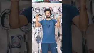 Power of badminton racket #youtubeshorts #badmintolovers #badmintonequipment #badmintongear
