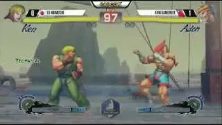 USF4 - Momochi [Ken] vs Gamerbee [Adon] NCR2015