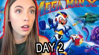 FIRST TIME PLAYING MEGAMAN X (DAY 2)