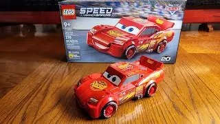 Lego Speed Champions Lightning McQueen Set 77255 Build and Review