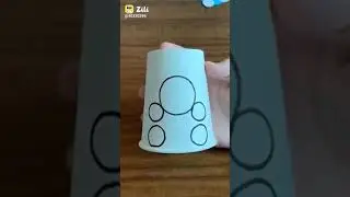 diy cute paper cup face changer rabbit🐰