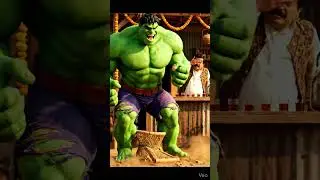 Hulk the smart boy #shorts #hulk #marvel #ytshorts #youtubeshorts #funny #shortvideos #monkeybaby