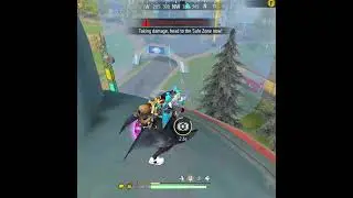 Br Rank mode 🔥 1 vs 3 Situation impossible Healing Battle 🥵 Last zone 😱#shorts #viral