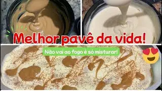 PAVÊ DE NATA E DOCE DE LEITE (não vai ao fogo, é só misturar)