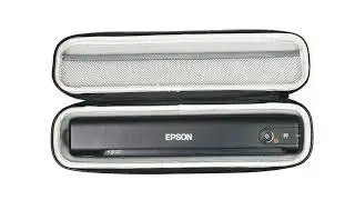 JOURIST Hartschalentasche f&uuml;r Epson WorkForce ES-50, ES-60W, DS-70, DS-80W mobile Scanner