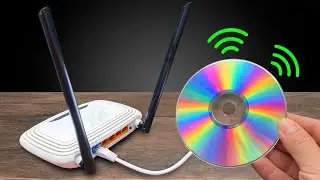 Internet nie jest potrzebny! Wł&oacute;ż płytę CD do starego routera WIFI! Genialny pomysł