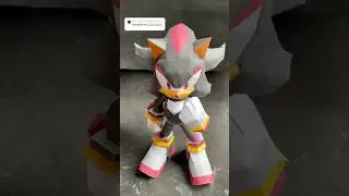 Shadow the hedgehog papercraft #sonic #sonicthehedgehog #sega #shadowthehedgehog #shorts
