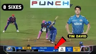 Tim David Top 10 Longest Sixes 😱😱 | Cric Eight HD