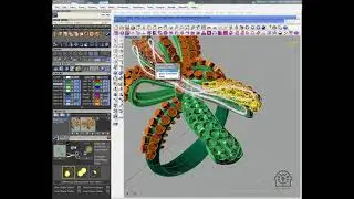 Кольцо Бант моделирование в Matrix 6 + T-Splines (часть 9 из 9)