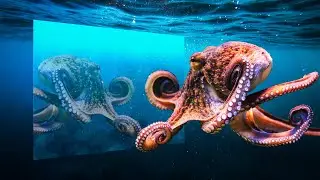 Wild Octopus aggressively reacts to MIRROR! Ep.14