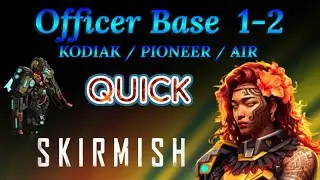 #War Commander Skirmish Officer Bases 1-2 Quick / Free Repair #games