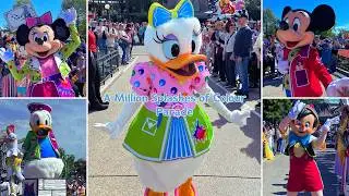 A Million Splashes of Colour🎨- all stages | Disneyland Paris