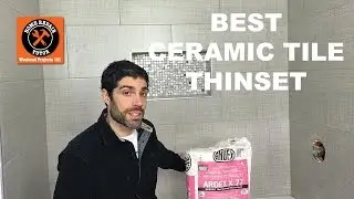 Thinset for Bathroom Ceramic Tile Floors & Walls (Get the Scoop) -- by Home Repair Tutor