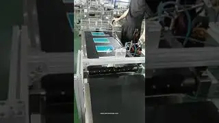 Automatic card paging feeding conveyor machine with rejection system