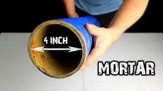 Как сделать мортиру для запуска 100 мм фейерверков