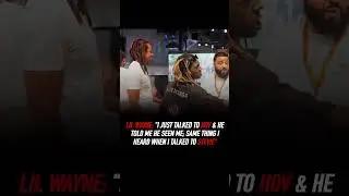 Lil Wayne Says JAY-Z & Stevie Wonder BOTH Saw Him?! #lilwayne #jayz #steviewonder #shorts#viralvideo