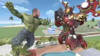 Franklin Become Hulk To Kill Hulk Buster- INDIAN BIKE DRIVING 3D