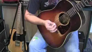 Chicken Picks guitar pick demo on Gibson J-45 acoustic guitar