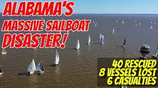 MASSIVE STORM hits Sailboat Race in Mobile Alabama - Ep 304 - Lady K Sailing