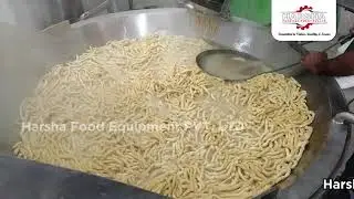 Circular Batch fryer with Pellet Burner - Harsha Food Equipment Pvt.Ltd.