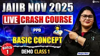 JAIIB November 2025 Online Classes | JAIIB PPB Crash Course Class 1 | JAIIB Exam Preparation 2025