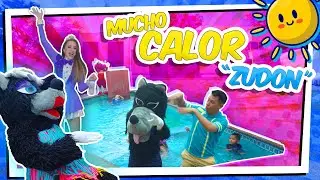 Ola de CALOR ! | Mucho calor mas de 40° | Ola de calor en México | a JUGAR en la playa y la alberca