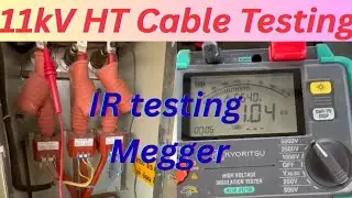 11kV HT Cable testing#IR Testing#How to HT Cable testing with Megger#What is IR testing#Technical#