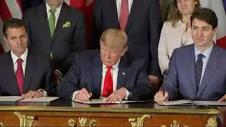 US, Canada, Mexico sign trade agreement