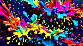 🚀 Visual Euphoria, Abstract Liquid TV SCREENSAVER in 4K - Fluid Fantasies TV's Next Statement Piece