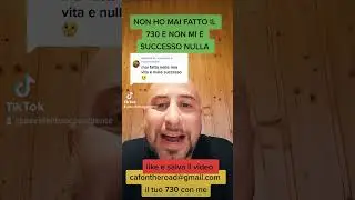 Mai fatto il modello 730, successo nulla.... #modello730 #730 #davidecaporusso