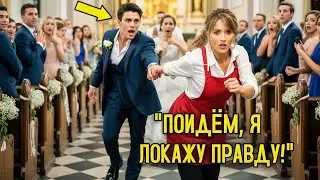 Миллионер в ШОКЕ, когда НЕЗНАКОМКА срывает его свадьбу… но через 5 секунд то, что она ему показывает