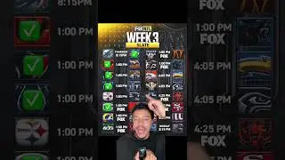 NFL Week 3 Picks 😱