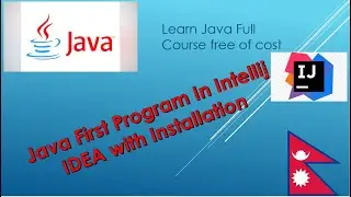 How to run first java program in Intellij IDEA || with Installation
