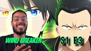 「 THIS ANIME is too FUNNY!! 😂🎯 」| Wind Breaker - Episode 3 「 REACTION/REVIEW 」 VIDEO! @Jynxzi