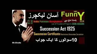 Succession Certificate Restrictions Revocation Cancelation | Act 1925 | notes pdf | Bhutta Academe