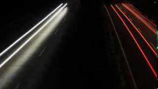 [Timelapse] Highway at Night