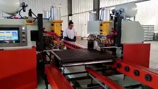 Steel Panel Radiator T Fitting Tee Supports and Pendants Welding Machine