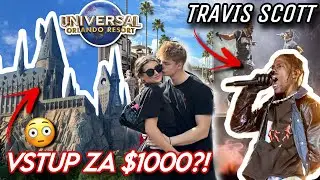 NEJVĚTŠÍ ZÁBAVNÍ PARK V USA A REALITA CEN?!😳🇺🇸🎡 +TRAVIS SCOTT KONCERT🔥