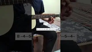 Aadat Guitar Tabs | Jal &ndash; Atif Aslam | Easy Tabs for Beginners #guitarpractice #guitarforbeginners