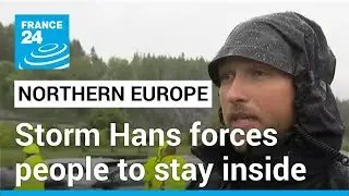 Storm Hans in Northern Europe: People urged to stay inside as strong winds, rain hit Scandinavia