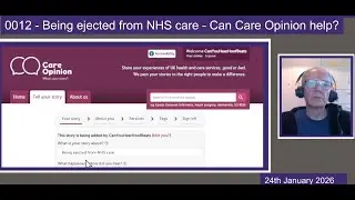 0012   Being ejected from NHS care   can Care Opinion help?
