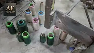High Speed Needle Loom Machines|| 10 mm colour Twill Tape Making  || Aman Ullah Cotton Tape Factory|