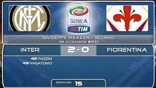 Inter-Fiorentina 2:0, 2011/12 - highlights