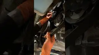 Who needs a timing tensioner wrench tool anyway 🦾😁 #timingbelt #timingbeltpulley #strong #mechanic