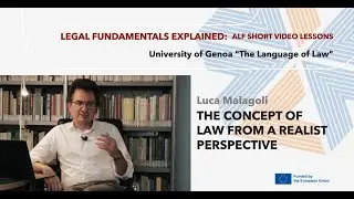 Luca Malagoli - The Concept оf Law From a Realist Perspective