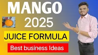 MANGO 2025 JUICE FORMULA  || सिर्फ 5 मिनट में बनाई है मैंगो मजा जैसा ड्रिंक।| how to mango  recipe |