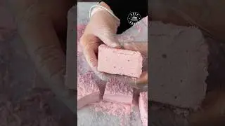 Strawberry 🍓 MARSHMALLOW full recipe #strawberry #marshmello #marshmallow