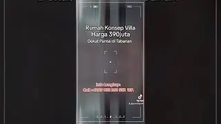 Rumah Konsep Villa di Tabanan,Bali. Cuma 300jutaan lo... #rumah